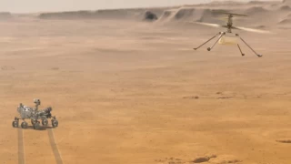 Mars'ta bulunan Ingenuity helikopteri 63 gün sonra NASA'yla iletişime geçti