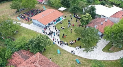 Üçpınar’daki eski köy okulu konuk evi oldu