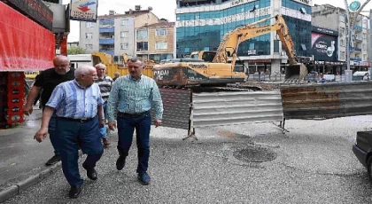 Yoğun yağışları sahada karşılayan Başkan Büyükakın, ”Teyakkuz halindeyiz”