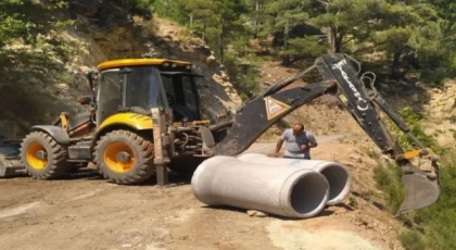 Alanya Taşatan grup yolunda bakım onarım