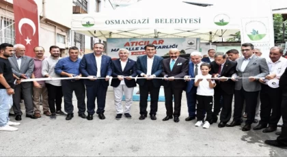 Bursa Osmangazi’de Atıcılar’a yeni muhtarlık binası