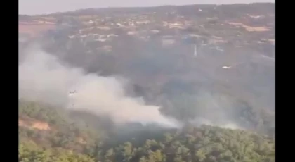 Çanakkale’deki yangında son durum... Çanakkele’de tedbir amaçlı kara ve deniz ulaşımı kapalı