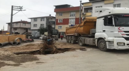 Gebze’de altyapı çalışmaları sürüyor