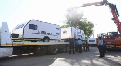 Karavan çekiciler iş başında! Bedava tatile belediyeden geçit yok