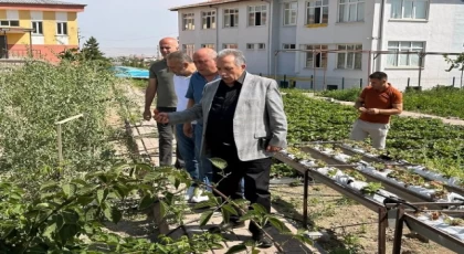 Kayseri Talas’ta örnek deneme bahçeleri