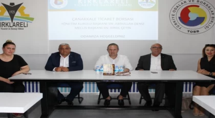 Kırklareli TSO’ya Çanakkale’den ziyaret