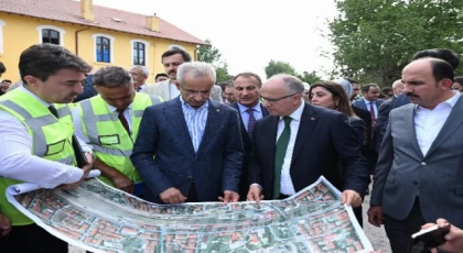 Konya’da banliyö hattına yakın mercek