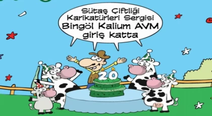 ’Sütaş Çiftliği Karikatürleri’ Bingöl’de sergileniyor