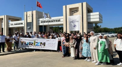 Uluslararası öğrenciler Sakarya’da doğa ve tarih yolculuğunda