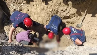 Manisa'da kanalizasyon çalışmasında göçük: 1 işçi hayatını kaybetti