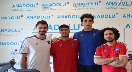 Anadolu Efesli 4 sporcu sağlık kontrolünden geçti