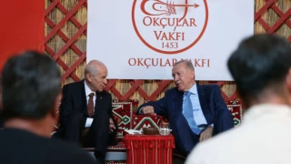 Erdoğan ve Bahçeli Ahlat'ta han çadırında bir araya geldi