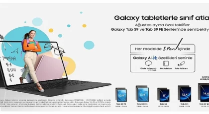 Samsung’dan yapay zekalı Galaxy Tab S9 Serisi tabletlerde “Okula Dönüş” kampanyası