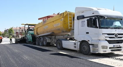 Selçuklu Belediyesi Asfalt Çalışmalarını Sürdürüyor