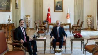 TBMM Başkanı Numan Kurtulmuş ile TİP Genel Başkanı Erkan Baş, Meclis'te görüşecek