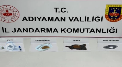 Adıyaman’da uyuşturucudan 18 şüpheli yakalandı