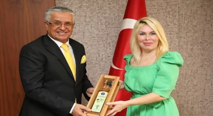 Başkan Topaloğlu’ndan Rektör Özkan’a ziyaret