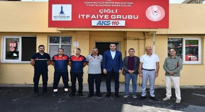 Başkan Yıldız’dan Çiğli İtfaiyesine Anlamlı Ziyaret