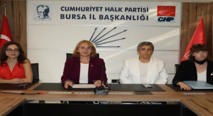 Bursa’da CHP’li kadınlardan sert tepki!