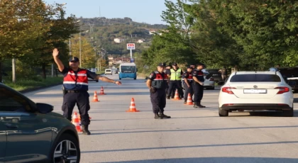 Düzce’de jandarma  şok uygulaması yaptı