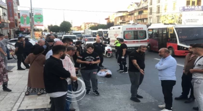 Düzce’de motosikletli yayalara çarptı: 3 yaralı