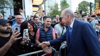 Erdoğan, New York'ta ilgiyle karşılandı