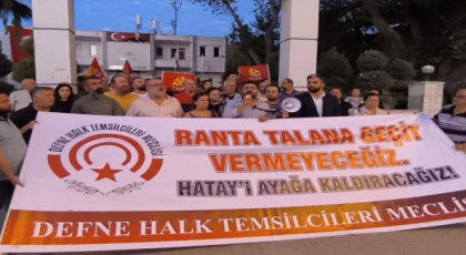 Hatay Defne’den ’bankamatik memurları’na tepki!