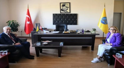 Keşan Belediye Başkanı Mehmet Özcan’dan İlknur Kumkale’ye ziyaret