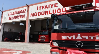 Lüleburgaz İtfaiyesi’nden 475 yangına müdahale