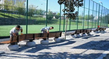 Mesire alanları ve parklarda bakım çalışması