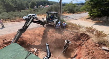 Muğla Fethiye’de içme suyu sorunu gideriliyor