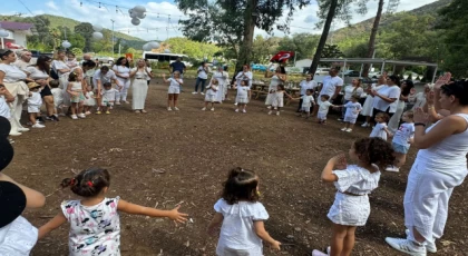 Muğla’da kreş öğrencileri ’Koleksiyon Bahçesi’nde