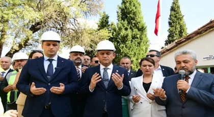 Özgür Özel’in Bornova mesaisi Cami açılışıyla başladı