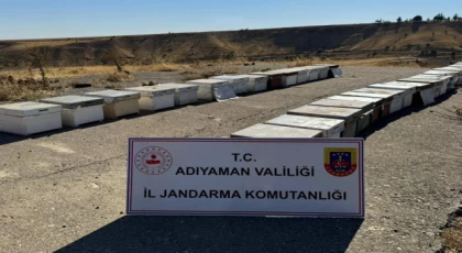 Adıyaman’da arı kovanlarını çalan şahıs yakalandı!