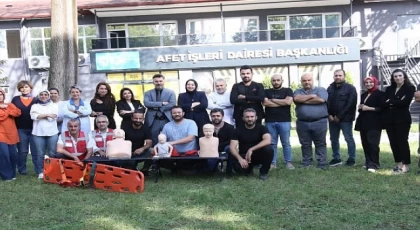 Afet İşleri personeline ilk yardım eğitimi