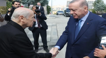 Başkent’te Cumhurbaşkanı Erdoğan Bahçeli’yi ziyaret etti