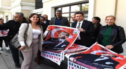 Bursa Osmangazi’de 10 bin Ata Posteri dağıtılıyor