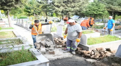 Çayırova’da Akse Mezarlığı’na bakım