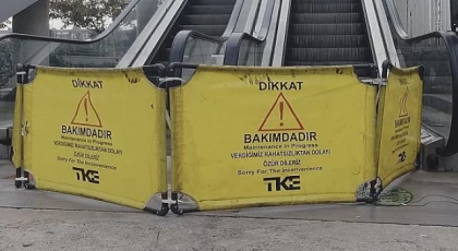 İzmit’teki yürüyen merdivene motor tadilatı