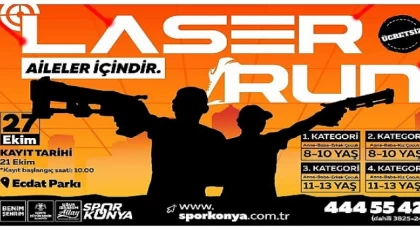 Konya Büyükşehir’den Aileler İçin ’Laser Run’ Yarışması