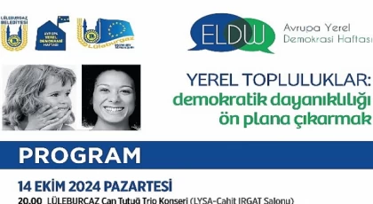 Lüleburgaz’da Avrupa Yerel Demokrasi Haftası etkinlikleri başlıyor