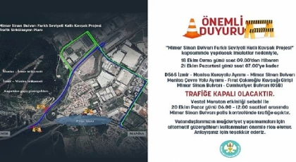 Mimar Sinan Bulvarı’nda Önemli Düzenleme