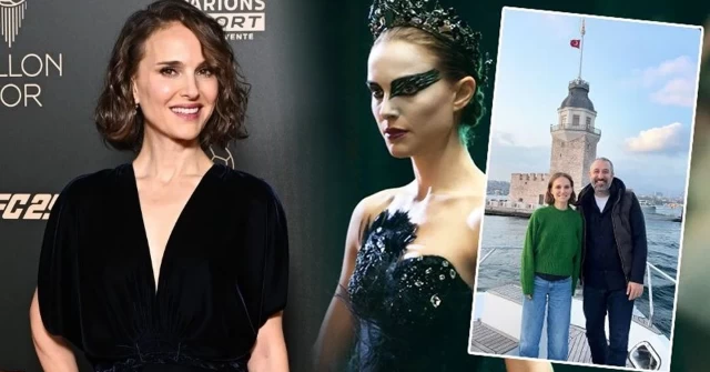 Oscar ödüllü Natalie Portman İstanbul’da Kız Kulesi’ni gezdi