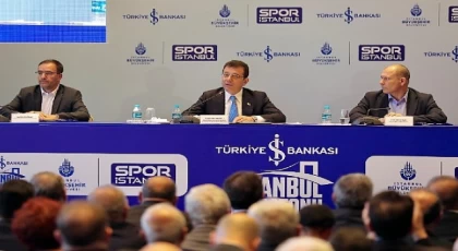 TBB ve İBB Başkanı Ekrem İmamoğlu, 3 Kasım Pazar günü koşulacak İş Bankası 46. İstanbul Maratonu basın toplantısında konuştu