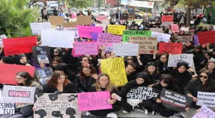 Üsküdar Üniversitesi “Şiddete Karşı” yürüdü!