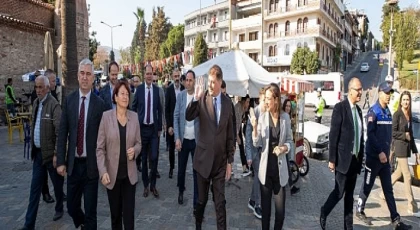 Başkan Tugay’dan Selçuk turu  “Efes Selçuk tarihine geçecek en güzel dönemlerden biri olacak”