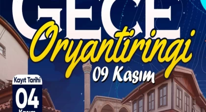 Konya’da ’Gece Oryantiringi’