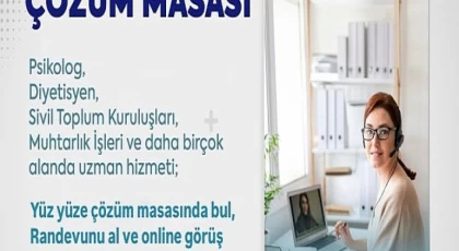 Muğla Büyükşehir Belediyesi’nden Dijital Hizmet Atağı Yüz Yüze Çözüm Masası Projesi