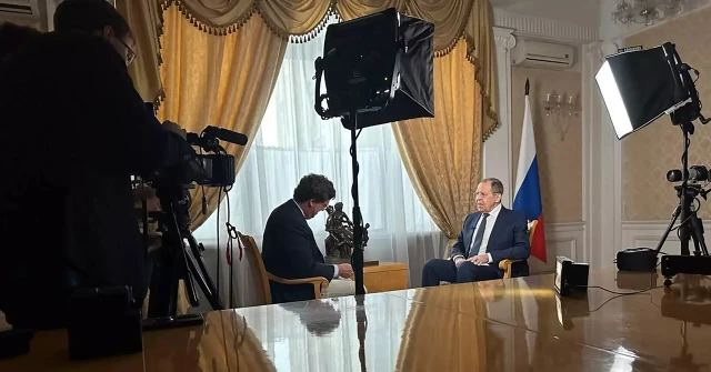 ABD'li ünlü gazeteci Carlson, Rusya Dışişleri Bakanı Lavrov'la röportaj gerçekleştirdi