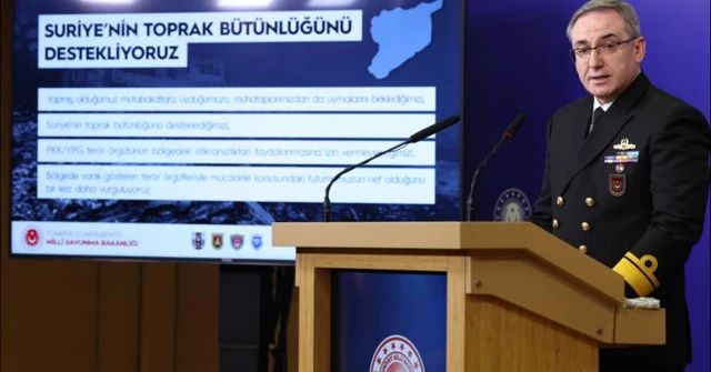 MSB: Suriye'nin toprak bütünlüğünü destekliyoruz